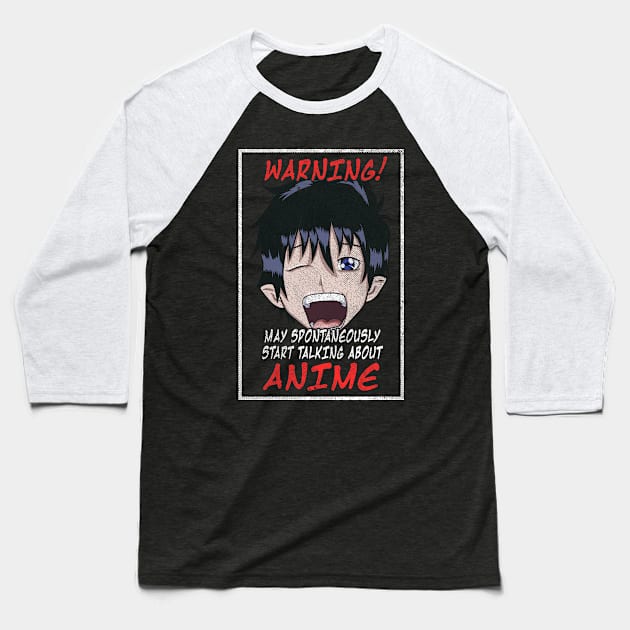 May Spontaneously Start Talking About Anime Baseball T-Shirt by theperfectpresents